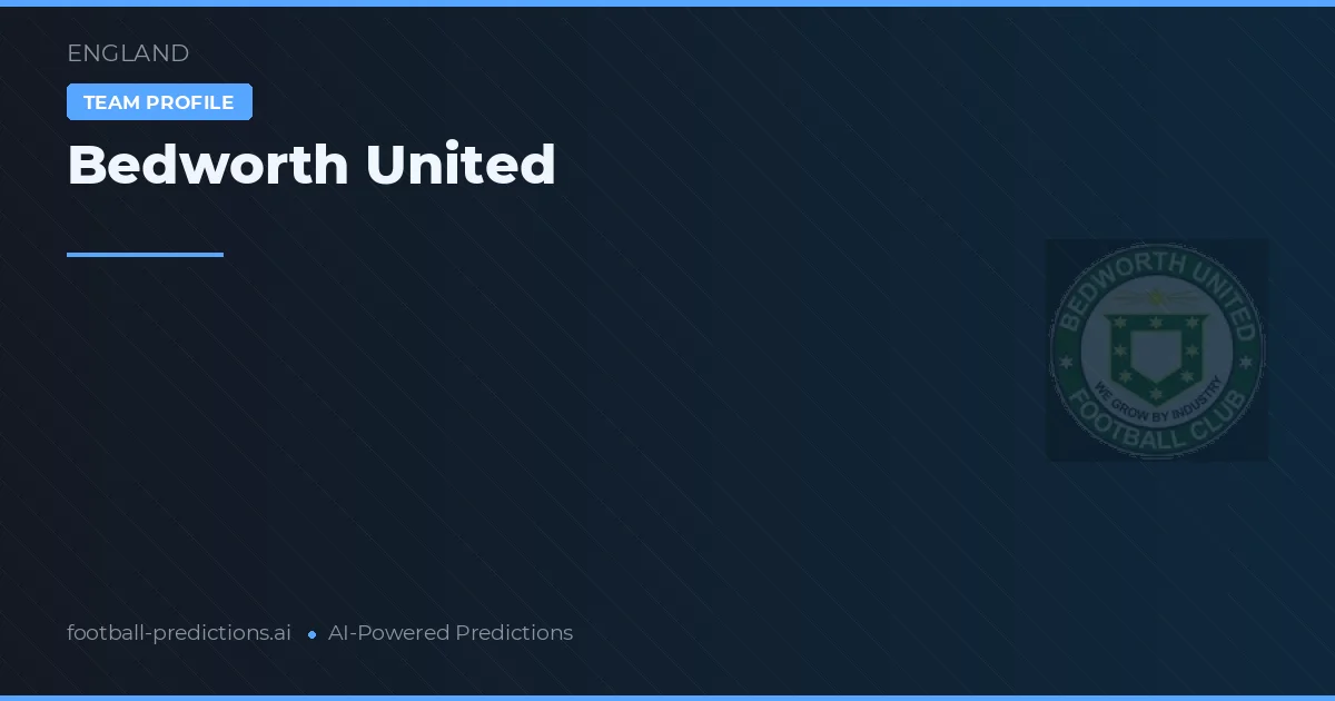 Bedworth United voorspellingen & statistieken