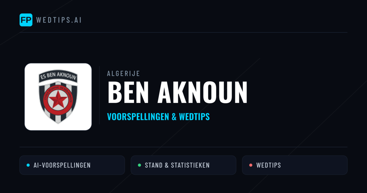 Ben Aknoun voorspellingen & statistieken