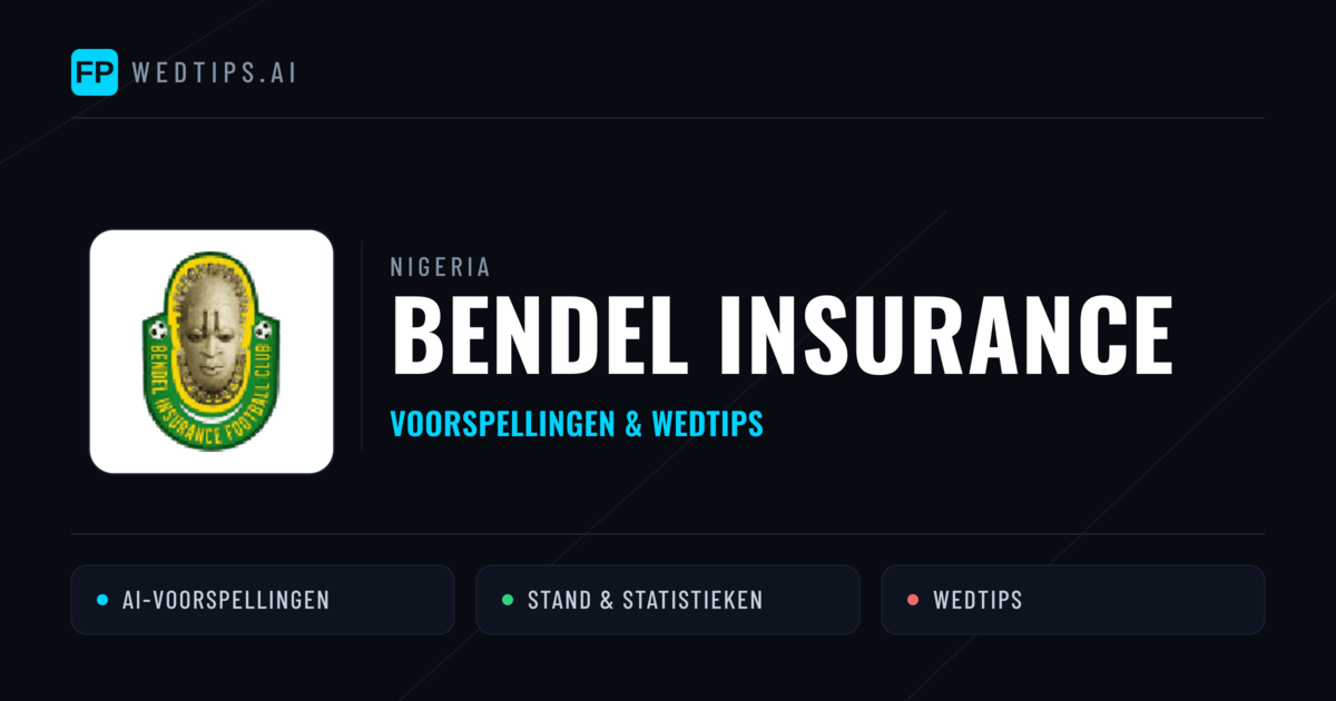 Bendel Insurance voorspellingen & statistieken