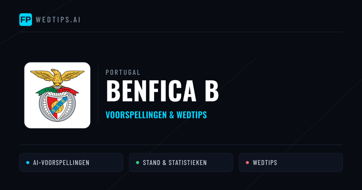 Benfica B voorspellingen & statistieken
