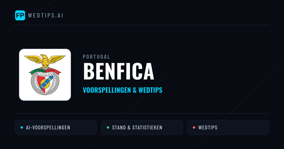 Benfica voorspellingen & statistieken