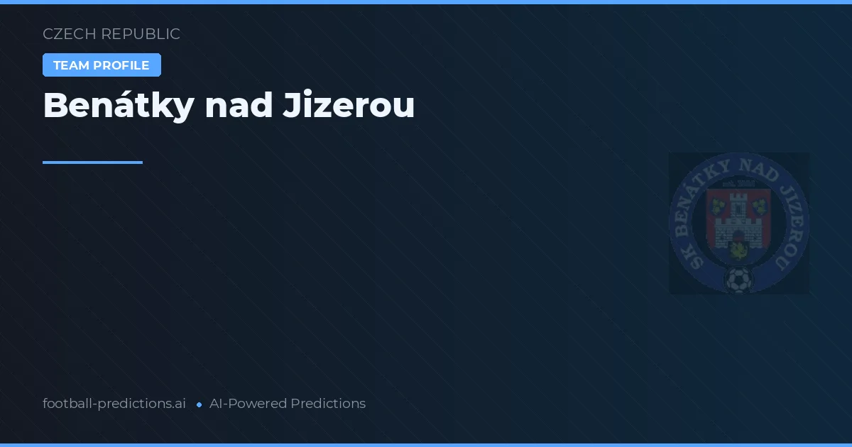 Benátky nad Jizerou voorspellingen & statistieken