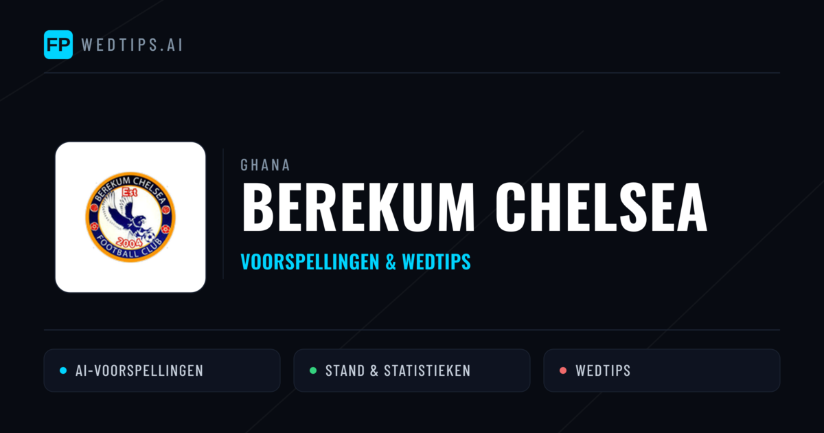 Berekum Chelsea voorspellingen & statistieken
