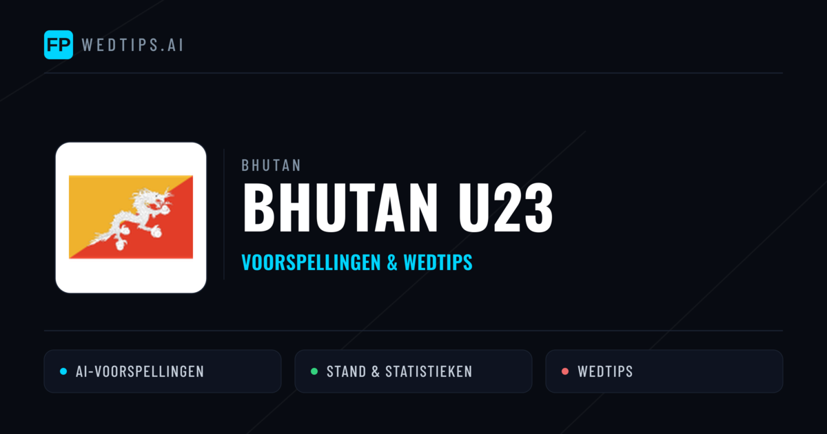 Bhutan U23 voorspellingen & statistieken