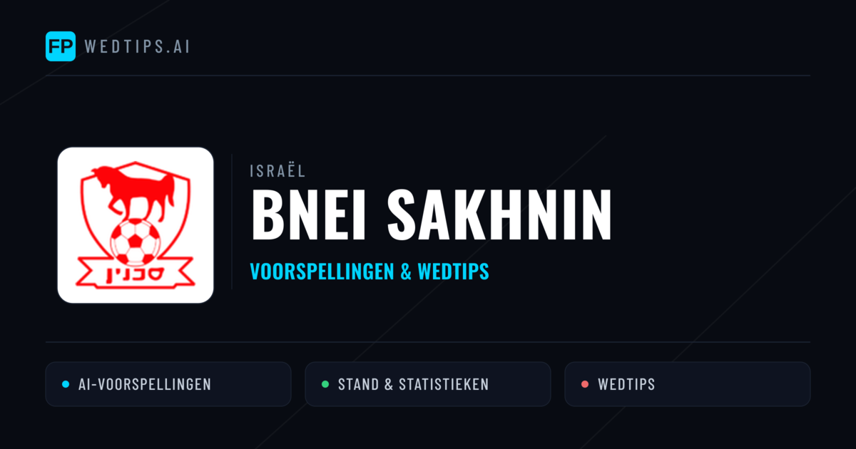 Bnei Sakhnin voorspellingen & statistieken