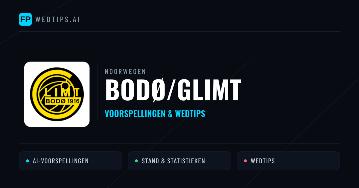 Bodø/Glimt voorspellingen & statistieken