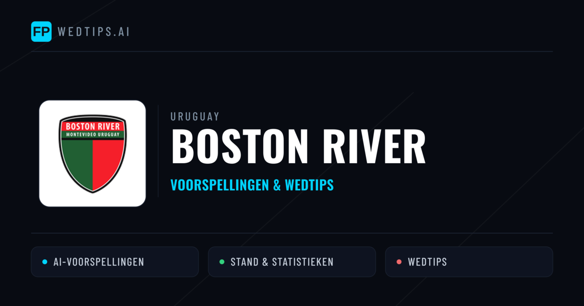 Boston River voorspellingen & statistieken