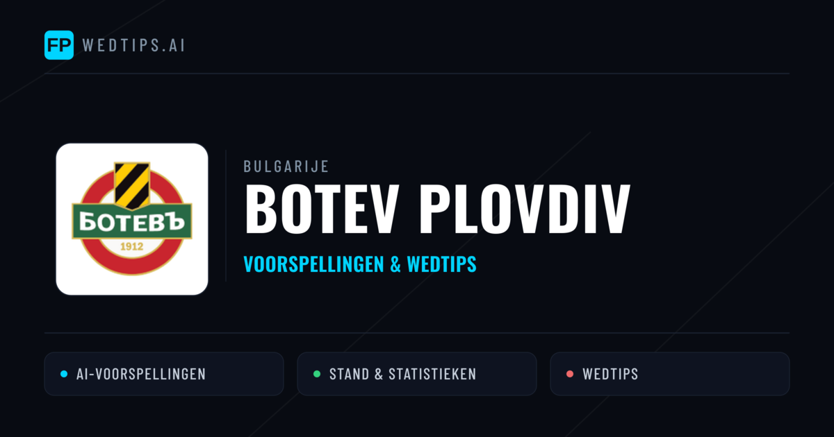 Botev Plovdiv voorspellingen & statistieken