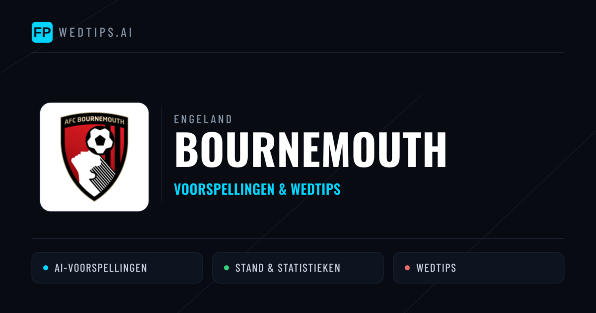 Bournemouth voorspellingen & statistieken