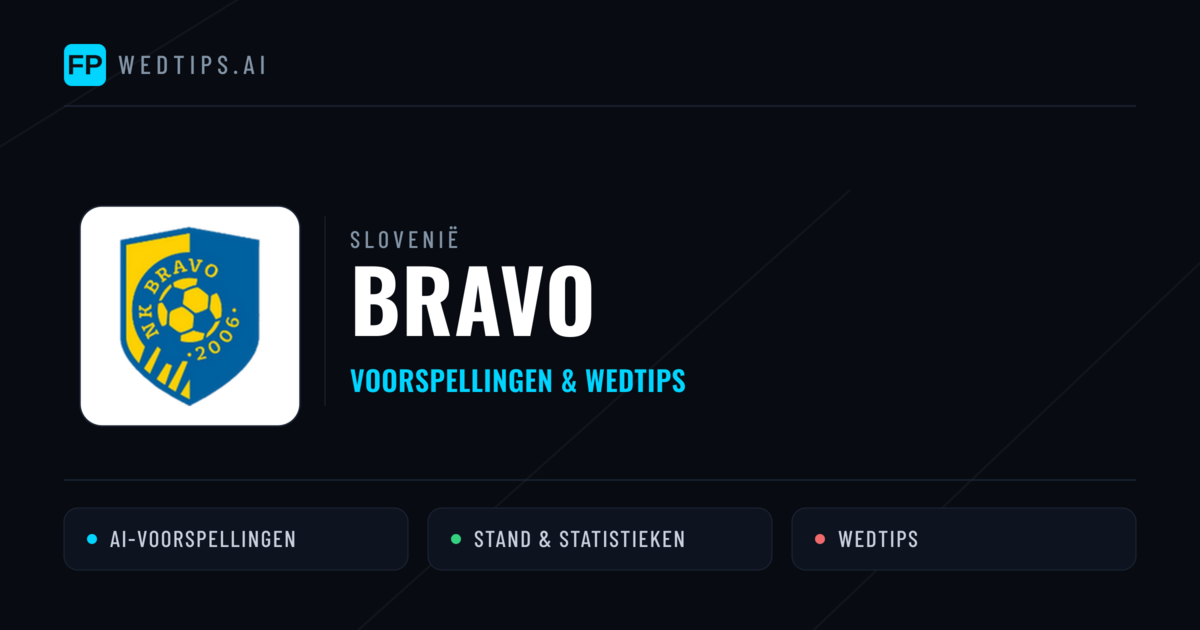 Bravo voorspellingen & statistieken