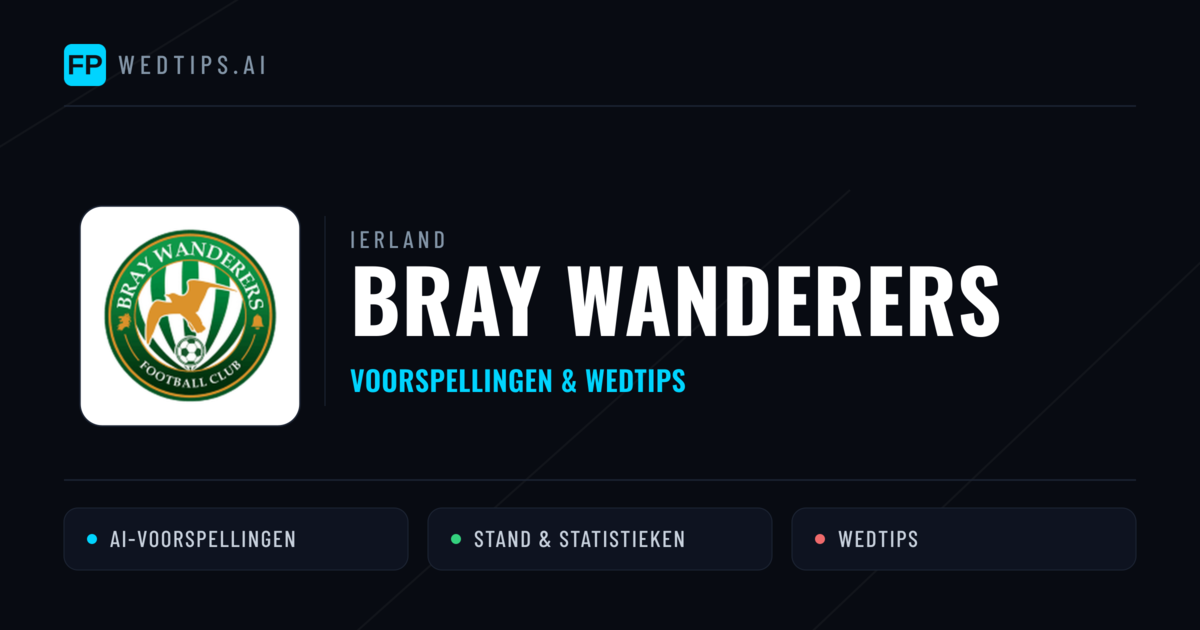Bray Wanderers voorspellingen & statistieken