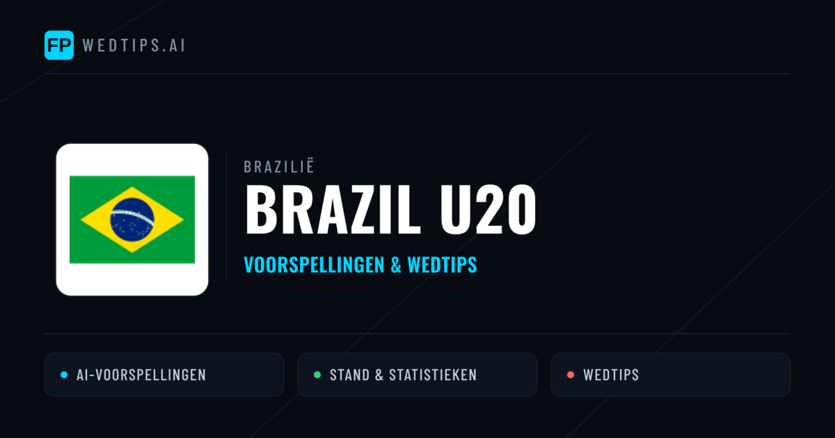 Brazil U20 voorspellingen & statistieken