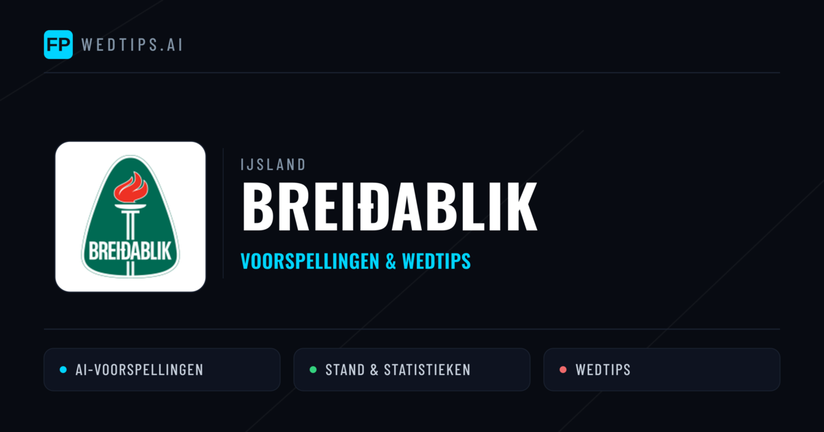Breiðablik voorspellingen & statistieken