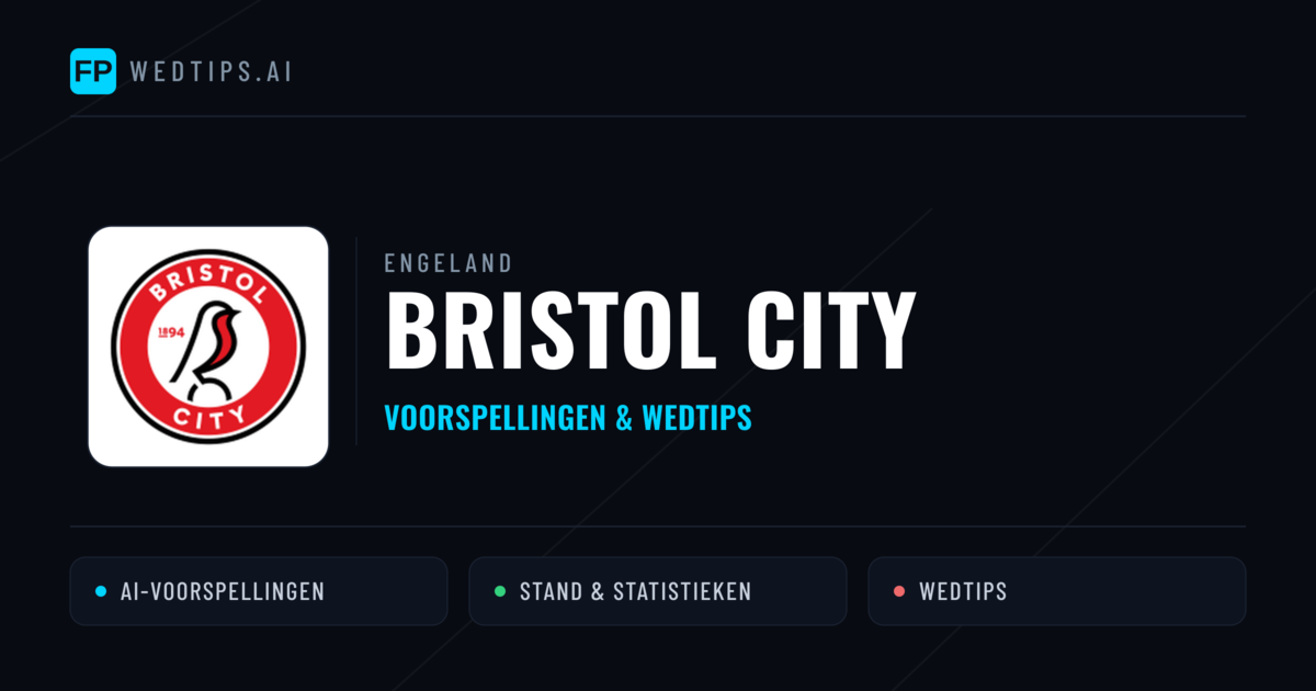 Bristol City voorspellingen & statistieken