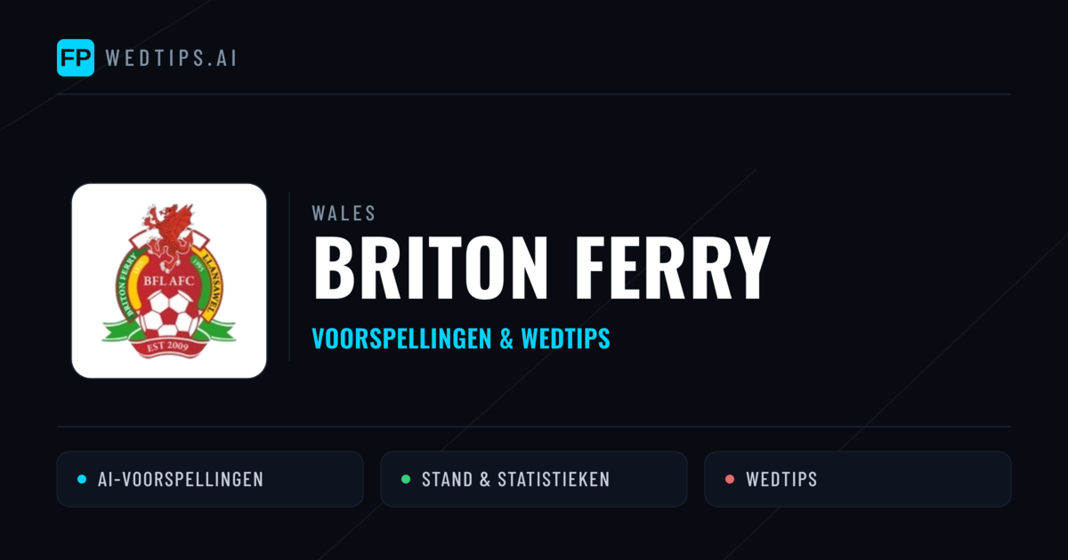 Briton Ferry voorspellingen & statistieken