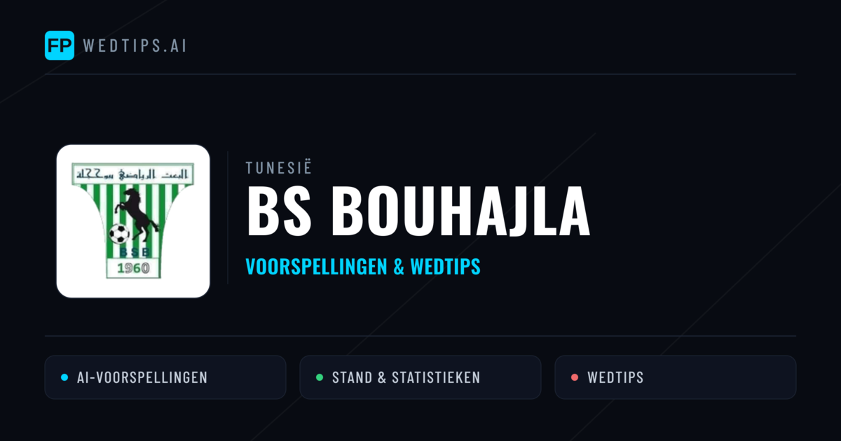 BS Bouhajla voorspellingen & statistieken