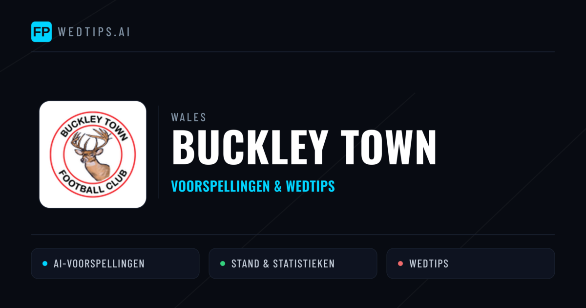 Buckley Town voorspellingen & statistieken