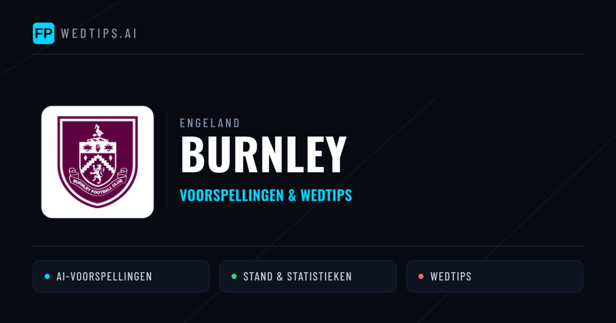 Burnley voorspellingen & statistieken