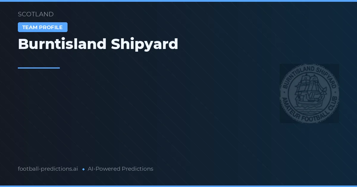 Burntisland Shipyard voorspellingen & statistieken