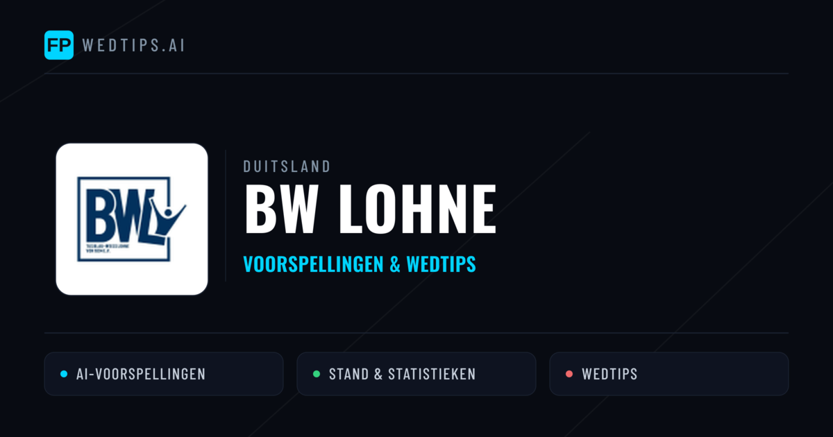 BW Lohne voorspellingen & statistieken