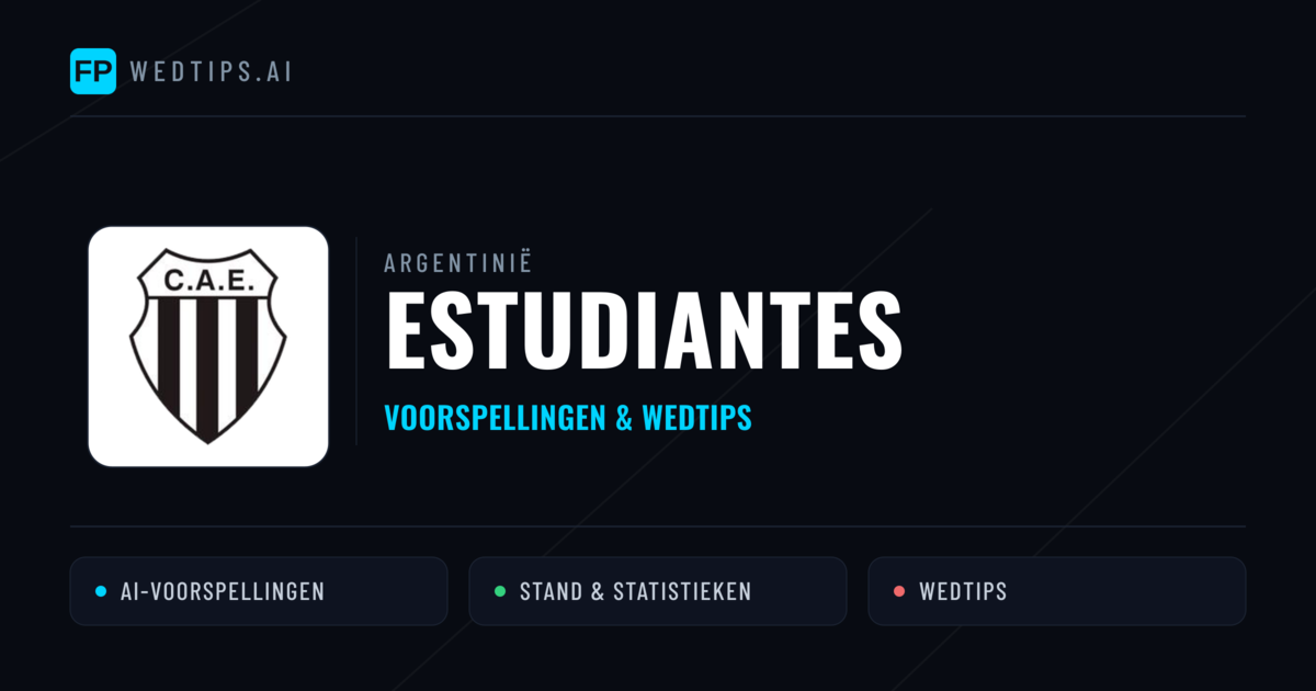Estudiantes voorspellingen & statistieken