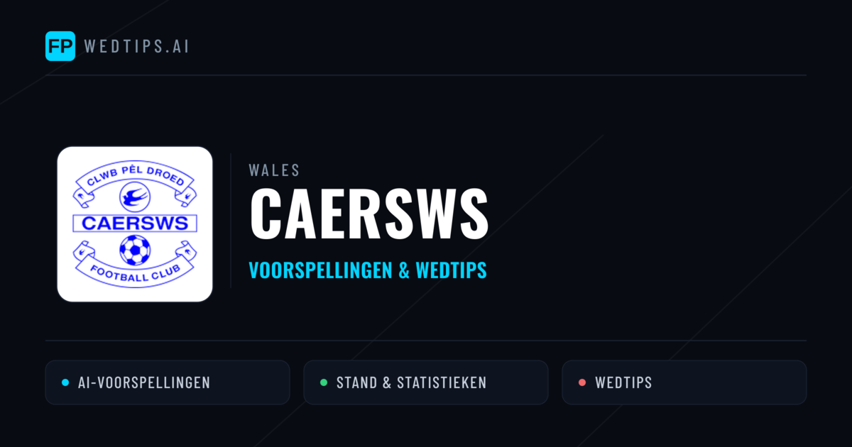 Caersws voorspellingen & statistieken