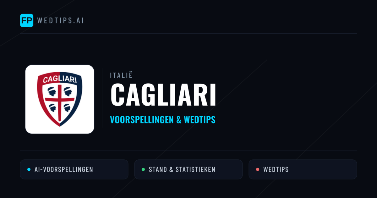 Cagliari voorspellingen & statistieken
