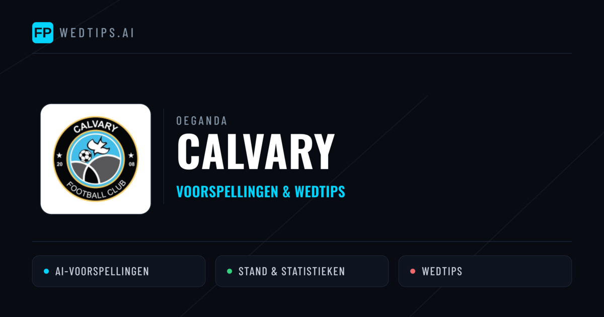 Calvary voorspellingen & statistieken