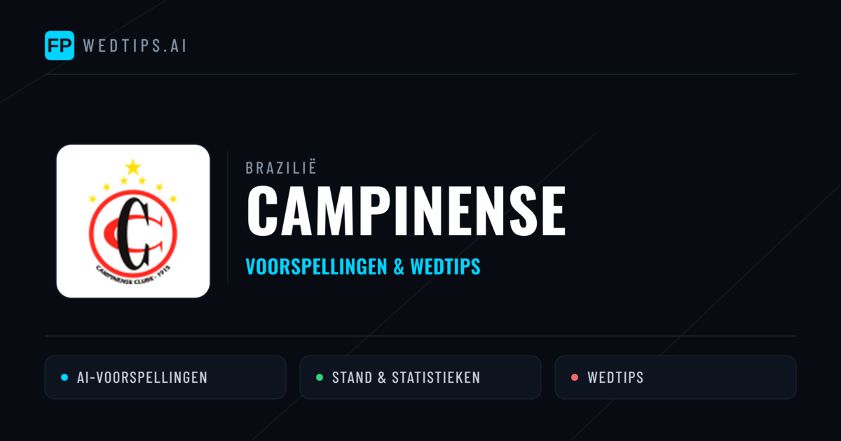 Campinense voorspellingen & statistieken
