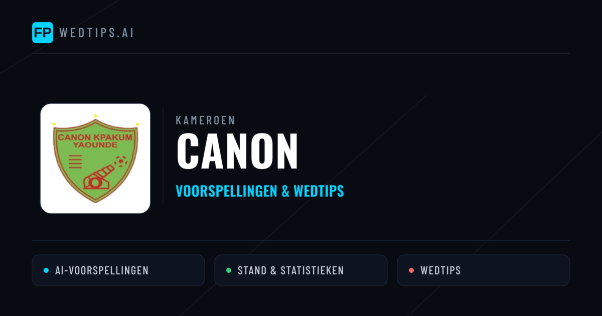 Canon voorspellingen & statistieken