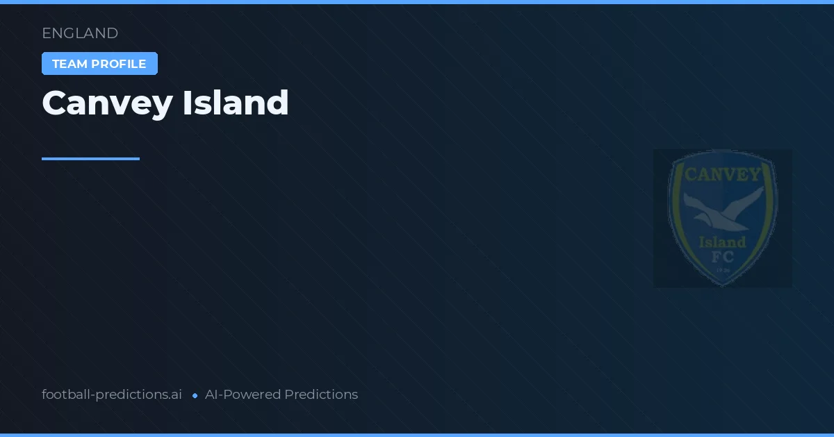 Canvey Island voorspellingen & statistieken