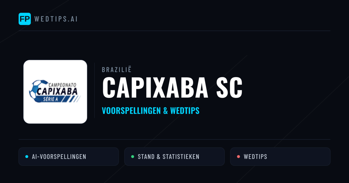Capixaba SC voorspellingen & statistieken