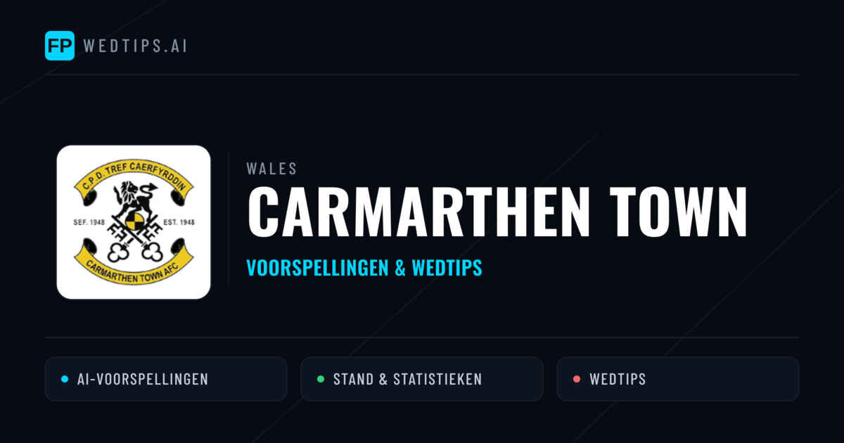 Carmarthen Town voorspellingen & statistieken