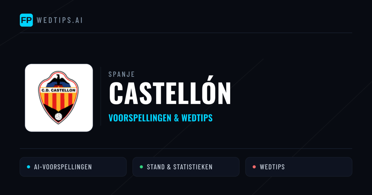 Castellón voorspellingen & statistieken