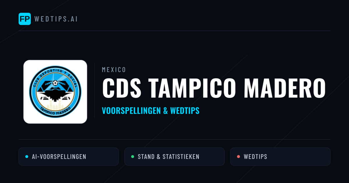 CDS Tampico Madero voorspellingen & statistieken