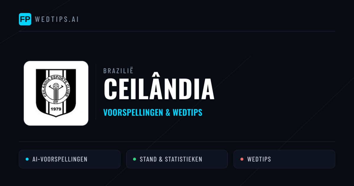 Ceilândia voorspellingen & statistieken