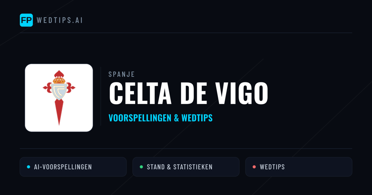 Celta de Vigo voorspellingen & statistieken
