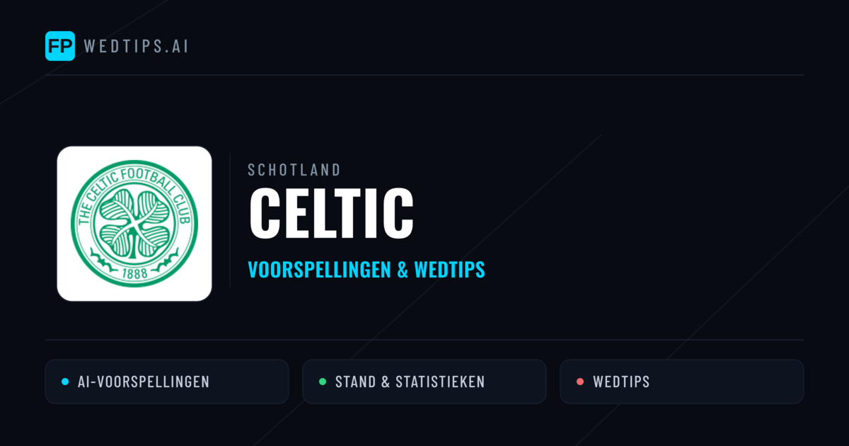 Celtic voorspellingen & statistieken
