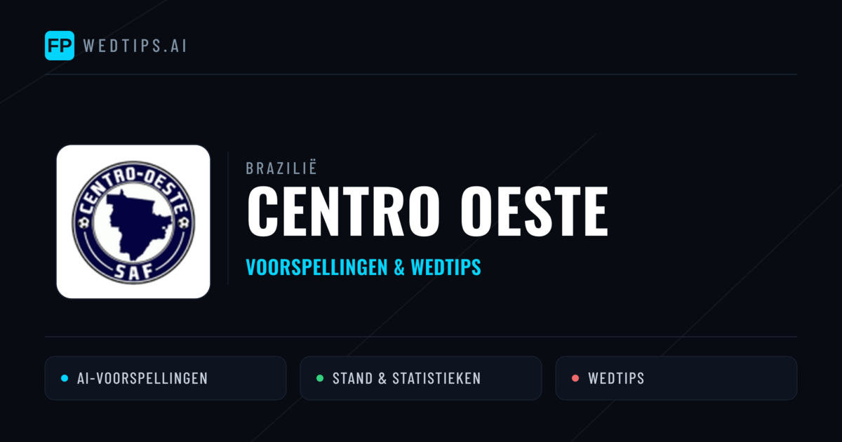 Centro Oeste voorspellingen & statistieken