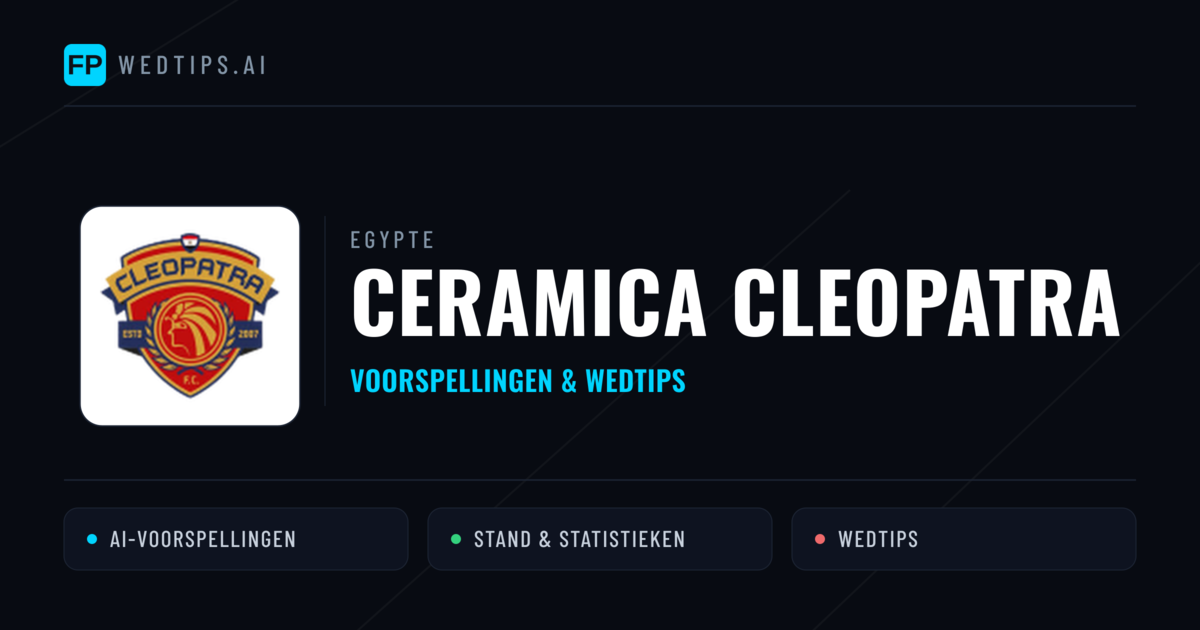 Ceramica Cleopatra voorspellingen & statistieken