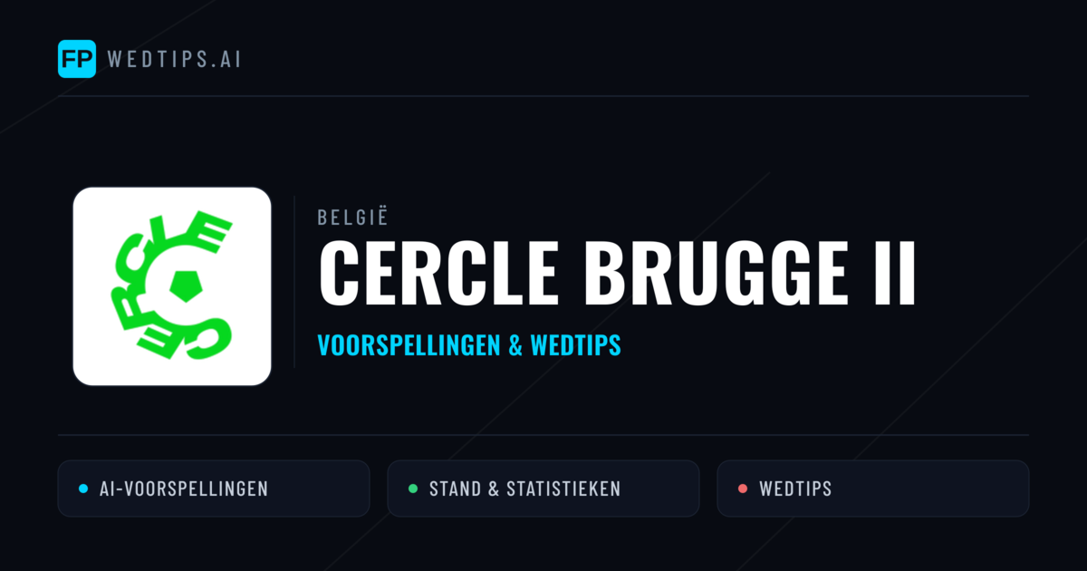 Cercle Brugge II voorspellingen & statistieken
