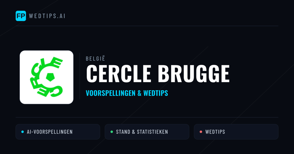 Cercle Brugge voorspellingen & statistieken