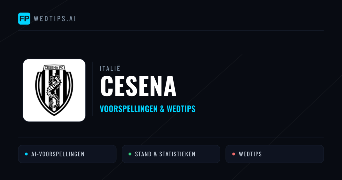 Cesena voorspellingen & statistieken