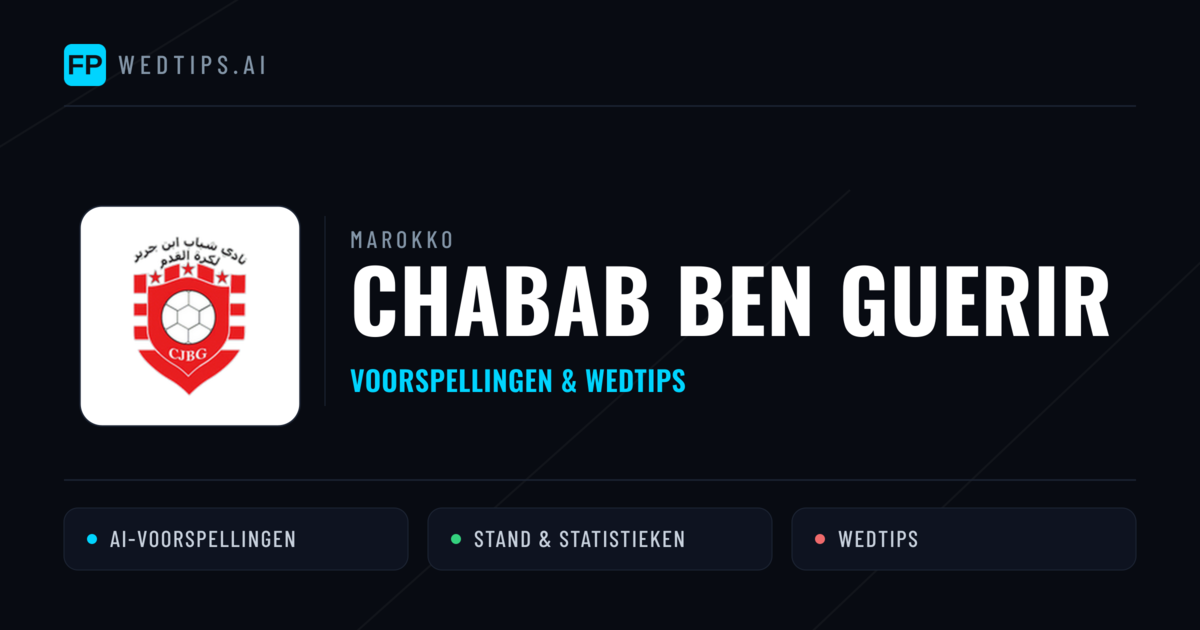 Chabab Ben Guerir voorspellingen & statistieken