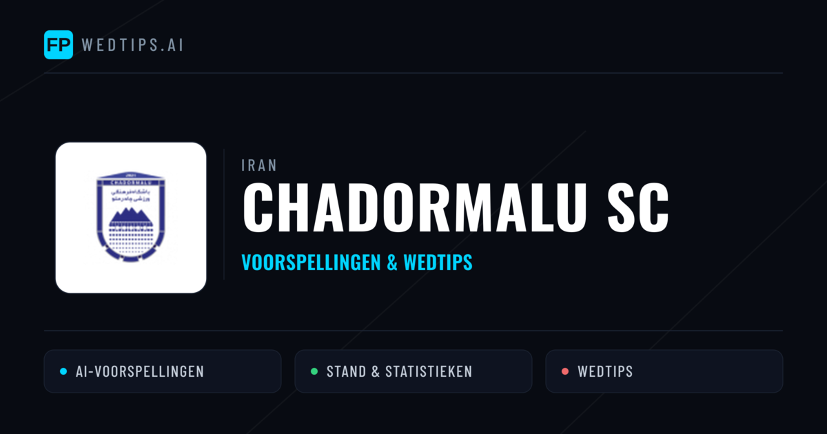 Chadormalu SC voorspellingen & statistieken