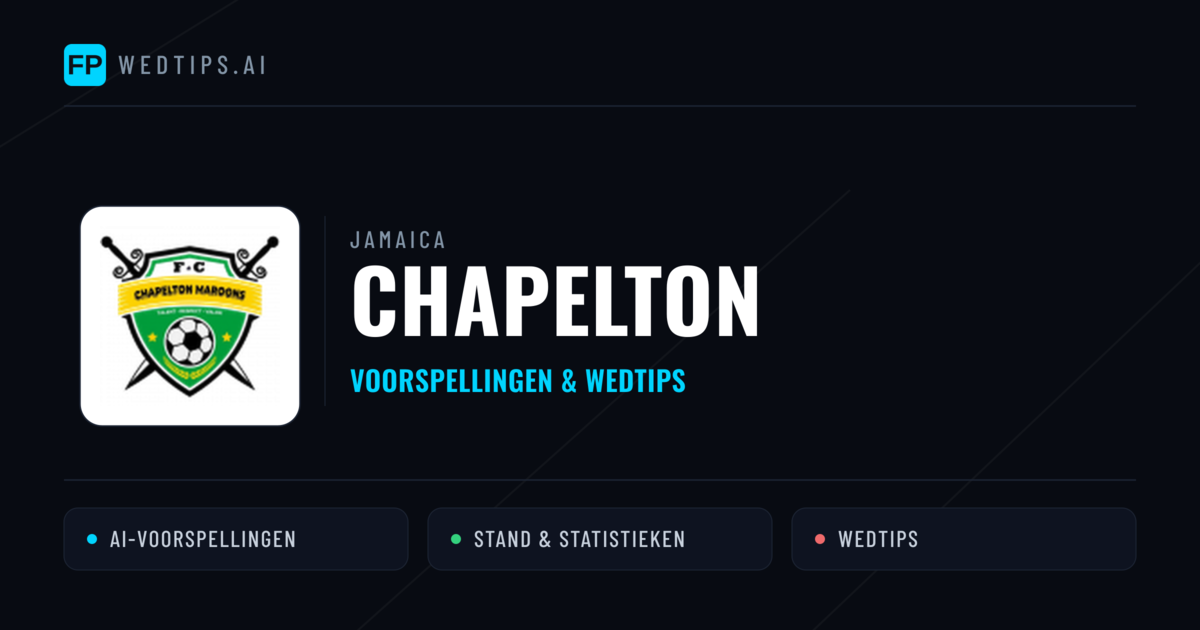 Chapelton voorspellingen & statistieken