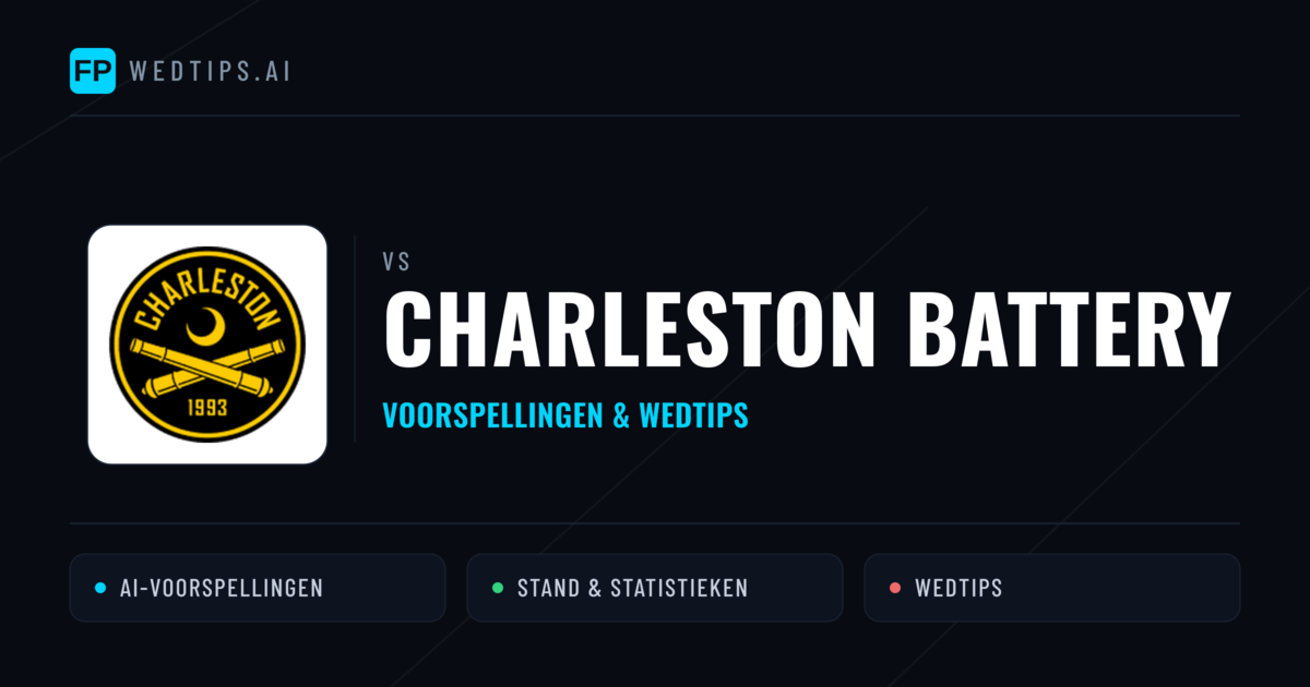 Charleston Battery voorspellingen & statistieken