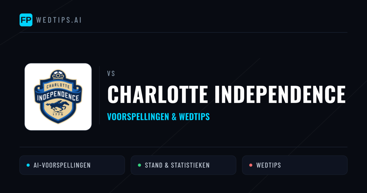 Charlotte Independence voorspellingen & statistieken