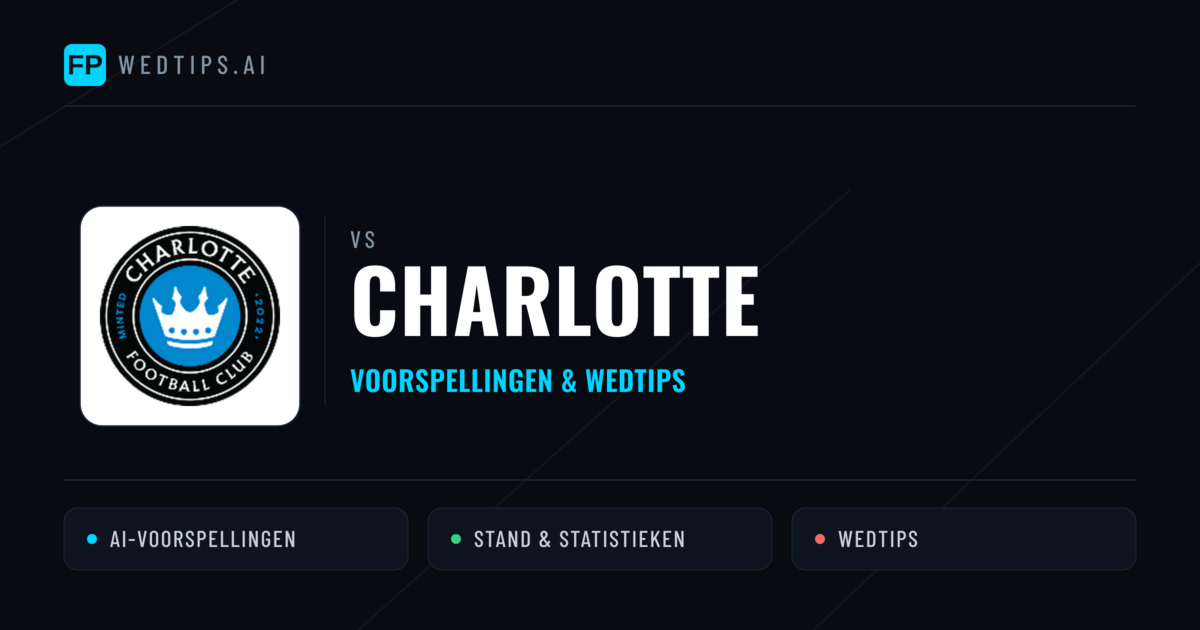 Charlotte voorspellingen & statistieken