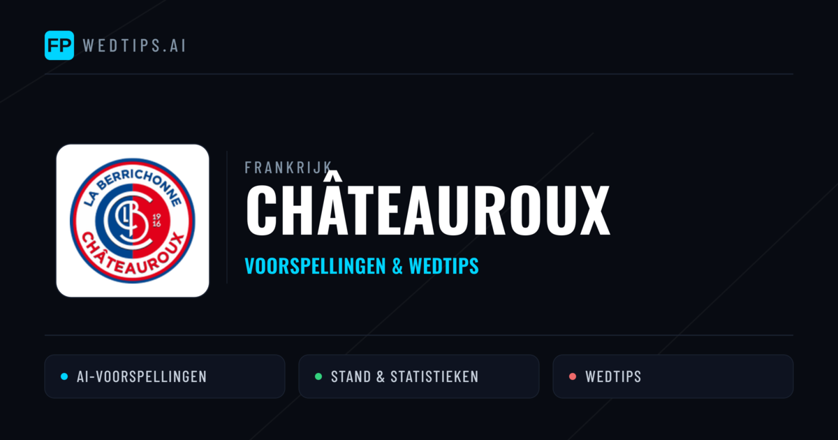 Châteauroux voorspellingen & statistieken